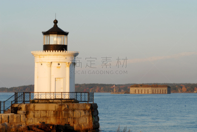 照明设备,昆虫,自然,水,水平画幅,波特兰,无人,海港,缅因州,建筑外部