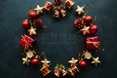 节日,花环,装饰物,背景,圆形,美,留白,艺术,休闲活动