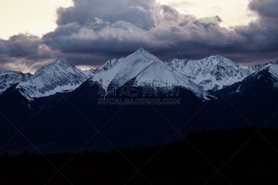 威斯特克里弗,山,科罗拉多州,风景,图像,美国,无人,户外,水平画幅,地形