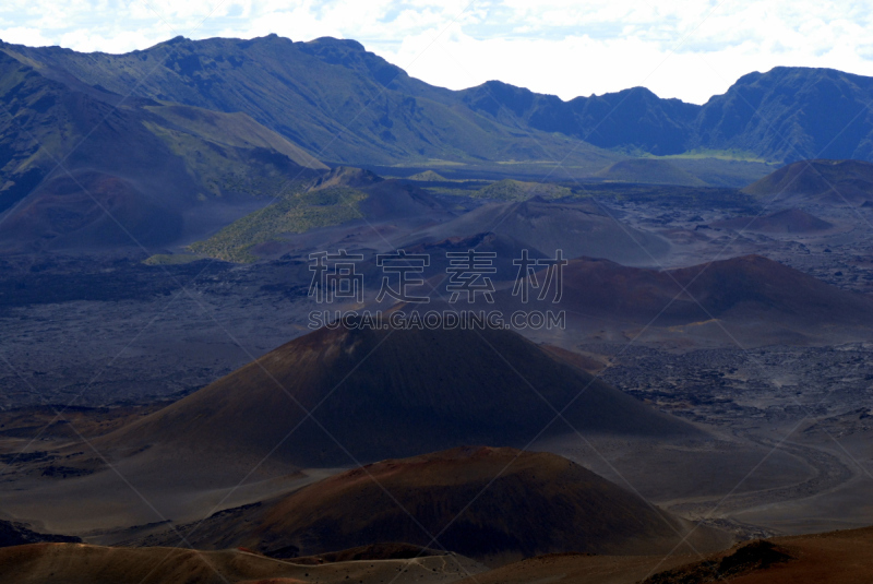 火山口,火山,公园,褐色,水平画幅,无人,火山地形,户外,干的,角砾岩