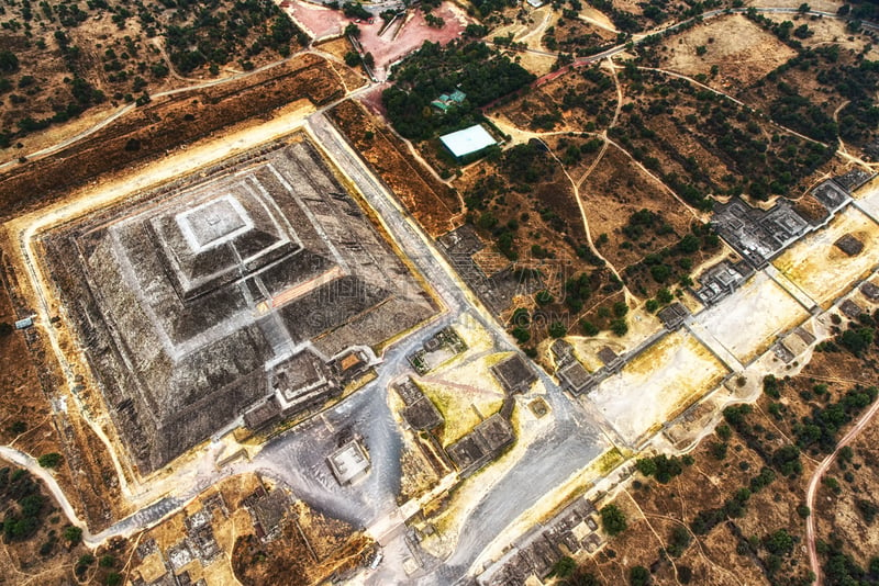 狄奥提瓦康,建筑结构,国际著名景点,太阳神庙,远古的,考古学,阿兹特克文明,世界遗产,图像,犹太教会堂