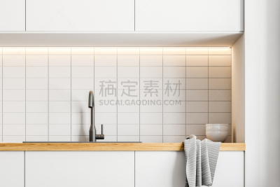 水槽,厨房,灶台,白色,华贵,炊具,模板,现代,烤炉,三维图形