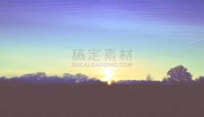 西苏塞克斯,蓝色,水平画幅,冬天,无人,英国,古典式,阶调图片,绿松石色,日落