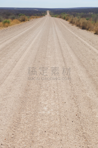空的路,垂直画幅,天空,沙子,无人,泥土,户外,纳米布沙漠,干的,草