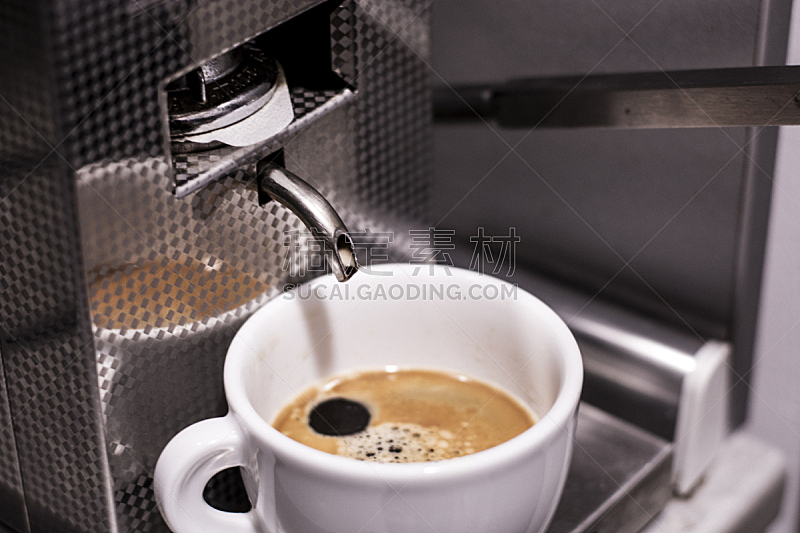 清新,浓咖啡,高压蒸汽咖啡机,咖啡机,褐色,水平画幅,无人,早晨,含酒精饮料,饮料