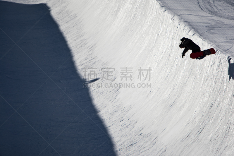 半管,滑雪板,滑雪特技动作,自由式滑雪,空中技巧,帕克城,冬季运动,水平画幅,雪,人