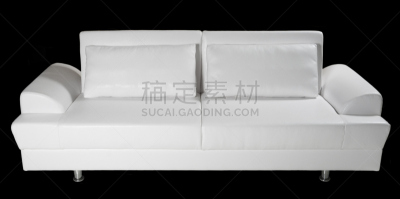 沙发,枕垫,双人小沙发,座位,水平画幅,无人,皮革,家具,特写,黑色背景