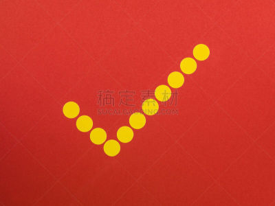 蜱,斑点,黄色,积极行动,结论,红色背景,留白,水平画幅,无人,抽象