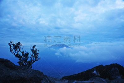 山,自然,天空,爪哇,旅游目的地,水平画幅,无人,户外,云景,山脉
