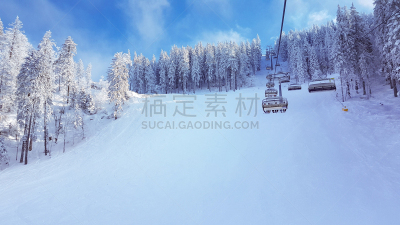 冻结的,地形,冬天,布拉索夫,滑雪场,动物的冠,运动,环境,霜,雪