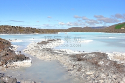 蓝湖,冰岛国,旅途,热,雷克雅未克,自然美,海岸线,泻湖,岩石,夏天