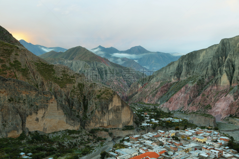 视角,山脉,乡村,扑那,萨尔塔省,河床,旅途,太平洋岛屿,阿根廷,河流