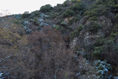 斯特鲁米察,北马其顿共和国,城镇,山脉,森林,自然,水平画幅,地形,秋天,瀑布