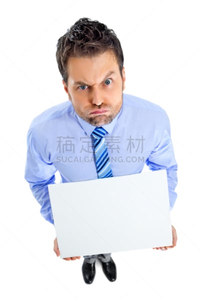 档案管理员,办公大楼,垂直画幅,留白,领饰,面部扭曲,衬衫,不关心,男商人,经理