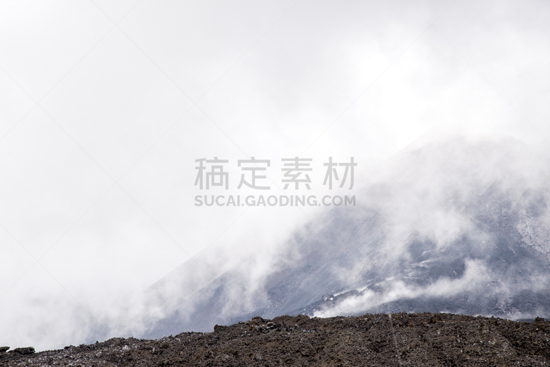 埃特纳火山,火山,西西里,意大利,天空,公园,水平画幅,云,山,无人