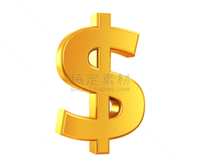 美元符号,黄金,美国,立体图像,稀缺,金色,三维图形,字体,标志