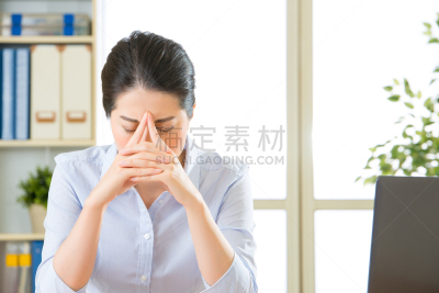 青年人,头痛,女商人,亚洲,混沌,经理,仅成年人,疲劳的,日本人,想法