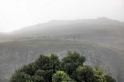 科雷曼德,西开普省,南非,在之间,克拉伦斯,山,月桂树,桨叉架船,风景,驾车