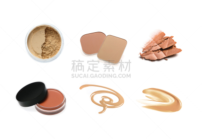 彩妆,粉底,碾碎了的,化妆用品,润肤露,彩色图片,魅力,人的脸部,化妆刷,米色