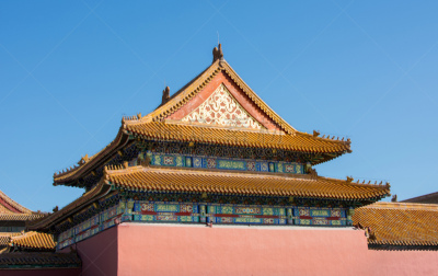 故宫,天空,屋顶,蓝色,屋顶花园,博物馆,禁止的,过时的,宫殿,东