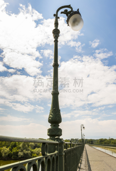 运河,桥,垂直画幅,水,古董,卢瓦尔河谷,灯笼,古老的,玻璃,户外