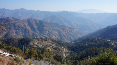风景,西姆拉,水平画幅,地形,山,无人,视角,户外,印度,摄影