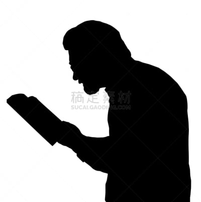 书,男人,垂直画幅,络腮胡子,衰老过程,图像,仅成年人,眼镜,视力,姿态