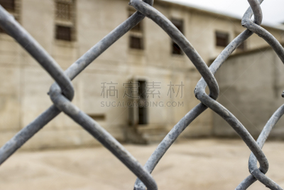 死囚区,爱达荷,美国,博伊西,篱笆,金属丝,犯人,后院,州,环绕