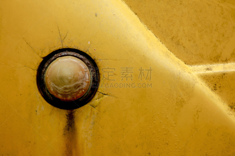 生锈的,过时的,汽车,黄色,古董,水平画幅,衰老过程,古老的,电灯泡,陆用车