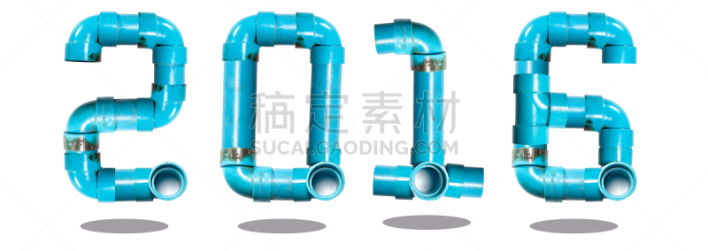 水管,2016,起源,背景,新年前夕,分离着色,新的,水平画幅,无人,符号