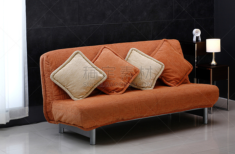 软垫,沙发床,可爱的,美,褐色,座位,水平画幅,纺织品,美人,床垫