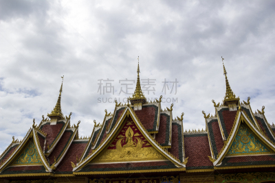 过去,建筑,西双版纳,云南省,水平画幅,户外,屋顶,乡村,阳台,建筑外部