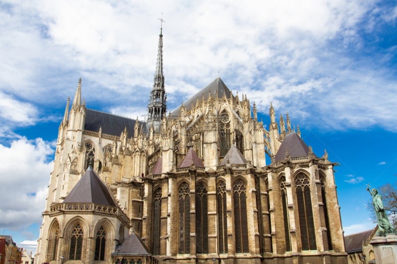 cathédrale de la ville d'Amiens