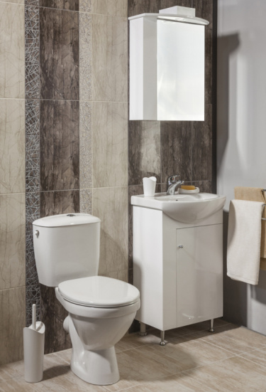 luxury bathroom in apartment