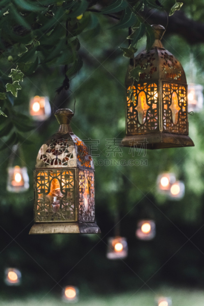结婚庆典,蜡烛,夜晚,大群动物,红杉,眨眼,灯笼,典礼,结婚宴会,拱门