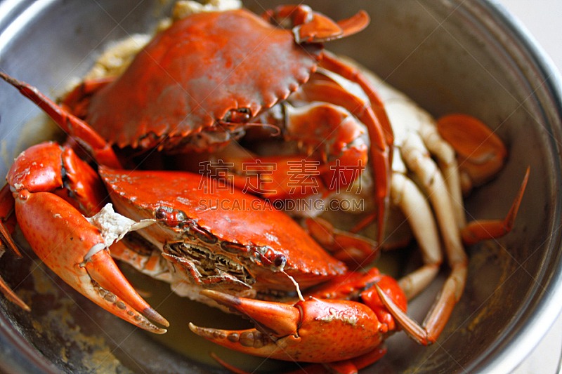 螃蟹,煮食,芳香的,水平画幅,膳食,海产,户外,蓝蟹,晚餐,甲壳动物