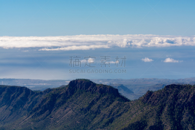山,岛,特拉华,地形,看风景,大加纳利,皮科,气候,环境,天气
