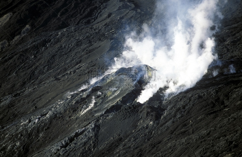 留尼汪（法属）,法国,洛杉矶,非洲,弗尔乃斯火山,尖峰,法国海外领土,水平画幅,地形,岩石