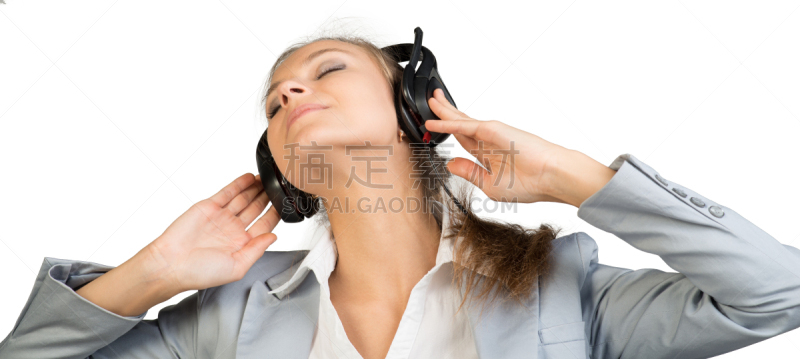 女商人,免提装置,汽车头枕,正面视角,美,水平画幅,美人,特写,青年人,商业金融和工业