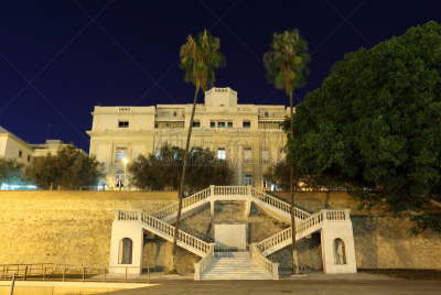 卡塔赫纳,夜晚,西班牙,海枣树,穆尔西亚,莫夕亚省,水平画幅,建筑,无人,欧洲