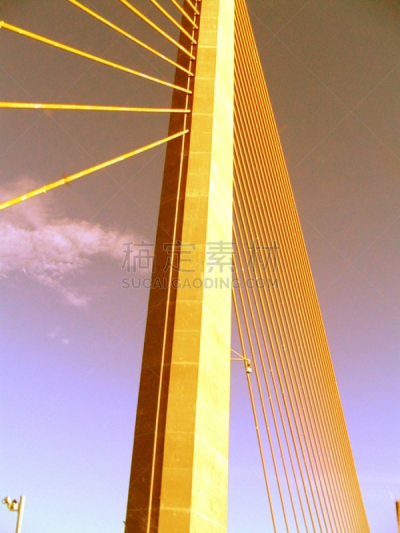 桥,抽象,金色,阳光天桥,垂直画幅,在下面,天空,建筑,交通,佛罗里达