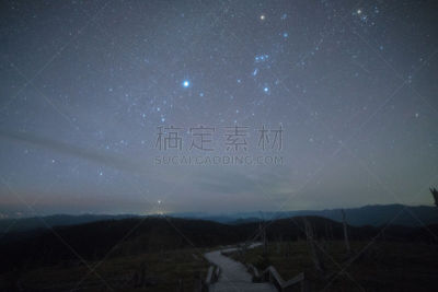 奈良县,山口,日本,ohdaigahara,星系,天空,美,里山,休闲活动,水平画幅