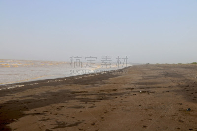 都市风景,印第安海滩,水,天空,美,褐色,水平画幅,沙子,无人,夏天