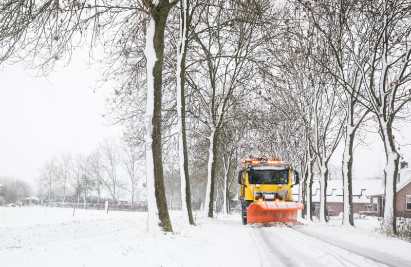 卡车,冬天,扫雪车,寒冷,汽车,风,环境,霜,雪,天气