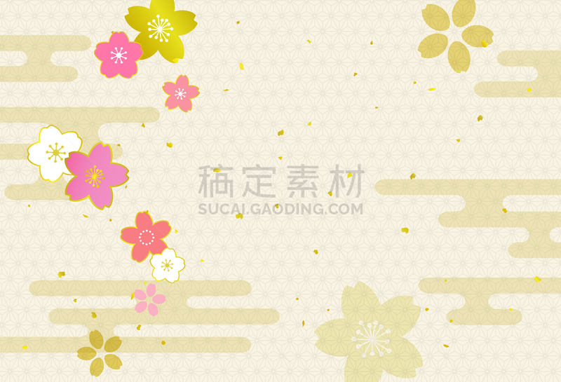 材料,背景,日本,樱之花,欧洲赤松,华丽的,纹理效果,贺卡,珊瑚色,彩色背景