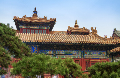 北京,中国,寺庙,雍和宫店,雍和宫,水平画幅,建筑,无人,东亚,户外