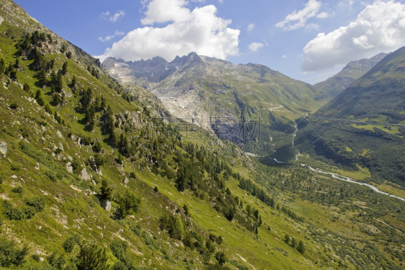 瑞士阿尔卑斯山,格施塔德,本尼斯阿尔卑斯山,自然,旅游目的地,水平画幅,地形,无人,户外,瑞士