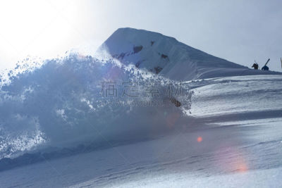 粉末状雪,塔夷,冬季运动,非都市风光,水平画幅,冬天,无人,怀俄明,极限运动,滑雪板
