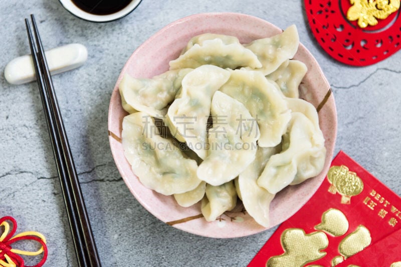 饺子,筷子,肉,晚餐,清新,膳食,醋,食品,图像,中国食品