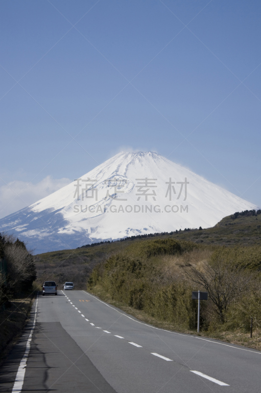 富士山,城市天际线,湖,富士箱根伊豆国立公园,自然,垂直画幅,地形,无人,路,日本